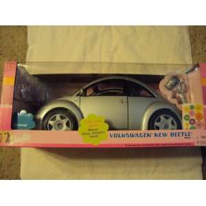  Barbie Silver/Grey Volkswagen Beetle Vehicle Toys & Games