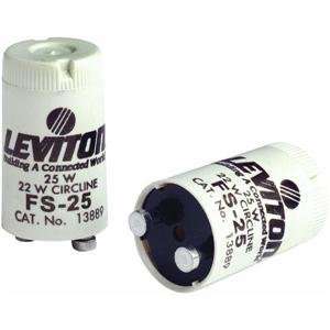  Leviton 13889 Fluorescent Starter, FS 25