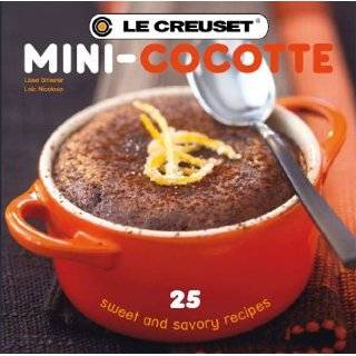 Le Creuset Set of 4 Mini Cocottes with Cookbook, Flame