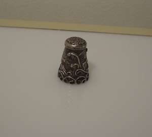 Sterling Silver 925 thimble Mexico EDH eagle 3  