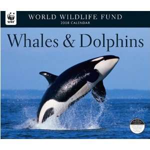  Whales & Dolphins WWF 2008 Deluxe Wall Calendar