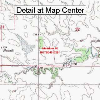   Map   Meadow SE, South Dakota (Folded/Waterproof)