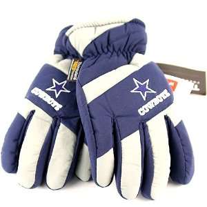  Dallas Cowboys Thinsulate Lined Lightning Ski Gloves (Size 