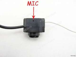   Wireless Color CMOS Audio Spy Pinhole CCTV Security Camera MIC  