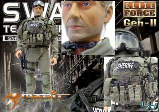 12in U.S. SWAT Team Sheriff Chuck Action Figure (DID  