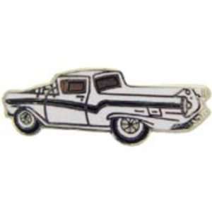  1957 Ford Ranchero Pin White 1 Arts, Crafts & Sewing