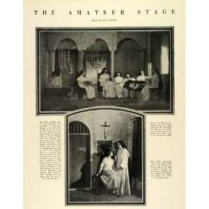  1924 Print Martinez Sierra Cradle Religious Nun Idler Club 