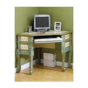    Amalia Rose/ivory Corner Computer/writing Desk