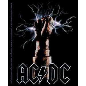 AC/DC LIGHTNING FIST STICKER 