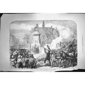  1871 Civil War Paris Burning Guillotine Place Voltaire 