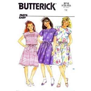   3715 Sewing Pattern Girls Top & Skirt Size 14 Arts, Crafts & Sewing
