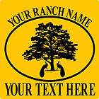 peacocks birds aluminum sign your ranch name 2747pc 