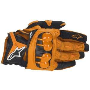 Alpinestars Atlas Gloves , Color Orange, Size Sm 