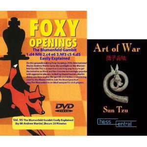 Foxy Chess Openings The Blumenfeld Gambit DVD & ChessCentrals Art 