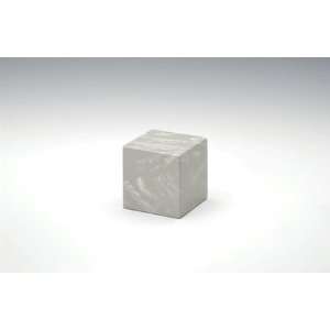  Silver Gray Small Cube Cremation Urn   Engravable