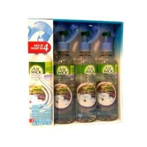  Air Wick Aqua Mist 4 Pk Fresh Waters Air Freshener Case 