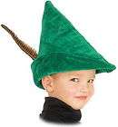 NEW Kids Green Peter Pan Robin Hood Hat elf costume