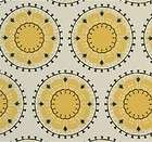 Robert Allen Fabric Medallion Band Citrine 54 Dwell Studio Yellow 