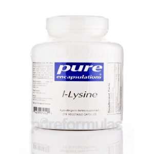  Pure Encapsulations l Lysine 270 Vegetable Capsules 