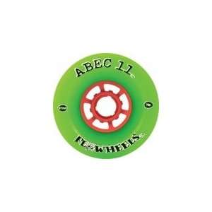  Abec 11 Flywheels Green Longboard Wheels   97mm 75a (Set 