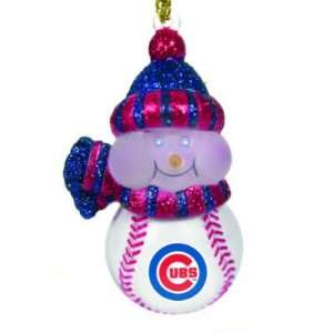CHICAGO CUBS ALL STAR LIGHT UP CHRISTMAS ORNAMENTS (3)  