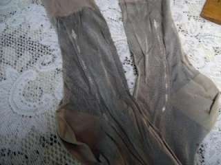 Pair of Vintage Mens Silk and Cotton Socks Beiges  