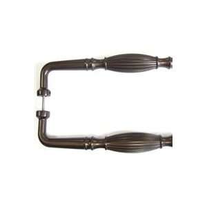  Tuscany D Pull Back to Back Door Pull   Oil Rubbed Bronze 