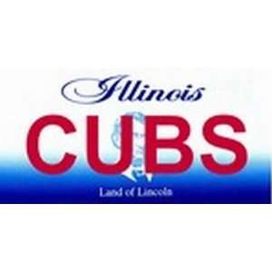  Illinois State Background License Plates   Cubs Plate Tag 