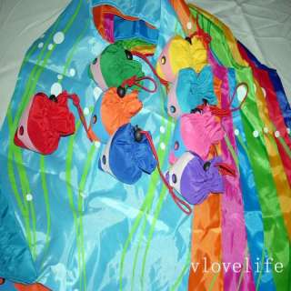 1X New Cute Fish Nylon Foldable Reusable Shopping Bag  