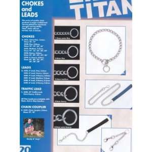  Titan Chain Training Dog Collar Extra Fine 10In Pet 