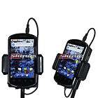 FM Transmitter Car Charger w/ 3.5mm Audio Cable For HTC Sensation 4G 