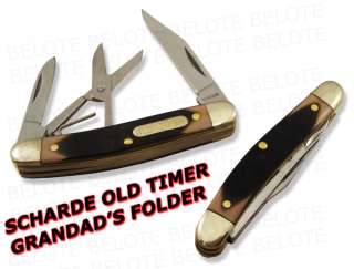 Schrade Old Timer DELRIN Grandads Pocket Knife 106OT  