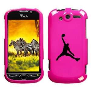 HTC MYTOUCH 4G BLACK AIR JORDAN ON A PINK HARD CASE COVER 
