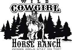 Wild Cowgirl Horse Ranch Crewneck Sweatshirt S  5x  