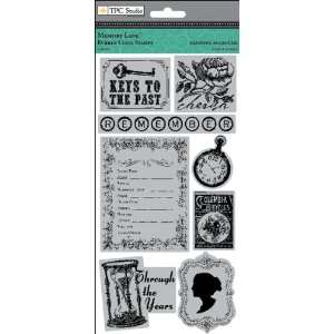  Memory Lane Rubber Cling Stamps