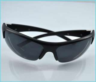 New Cool Men Black Frame Gray lens Outdoor Sport Fashion UV400 
