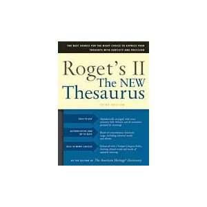  Rogets II The New Thesaurus, Third Edition, Paperback, 4 
