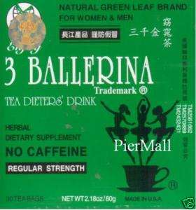 Ballerina Tea Detox Diet Herb Slim Weight Loss 30 Bag  