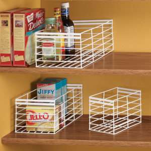 SET OF 3 PANTRY ORGANIZER CADDIES cans/spices/boxes NEW  