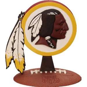 WASHINGTON REDSKINS Team Logo 4 Tall 3D COLLECTIBLE (with Team Colors 