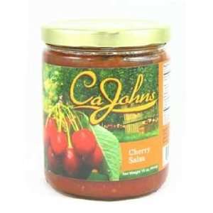 Cajohns Cherry Salsa 16 Oz  Grocery & Gourmet Food
