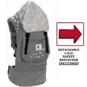 Ergo Baby BC2EPK1 Galaxy Grey Baby Carrier with Galaxy Lining And LED 