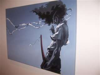 Afro Samurai Oil Painting 40x28 not giclee popart  