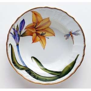 Anna Weatherley Morning Glory Rim Soup Plate 9 In