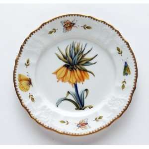 Anna Weatherley Redoute 8 In Salad Plate   Yellow Flower  