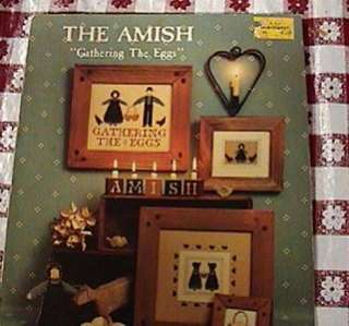THE AMISH GATHERING THE EGGS CROSS STITCH PATTERNS BOOK  