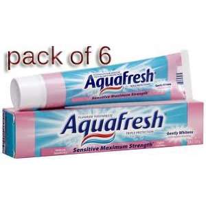  Aquafresh Sensitive Maximum Strength Toothpaste 5.6 Oz 
