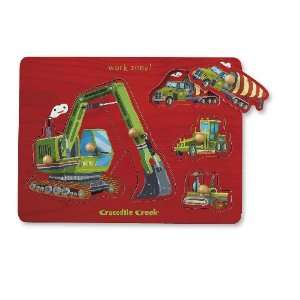  Construction Wood Puzzle by Crocodile Creek Toys & Games