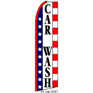  CAR WASH X Large Swooper Feather Flag 