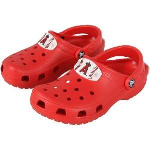   Angeles Angels of Anaheim Youth Crocs Classic   Red